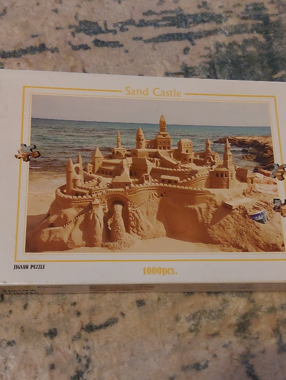 💜5/$25 1000pc Sandcastle Sand Castle Jigsaw Puzzle Complete